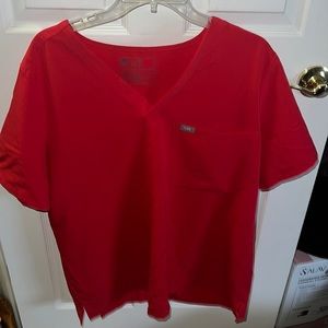 Figs Pop red Catarina top XXL